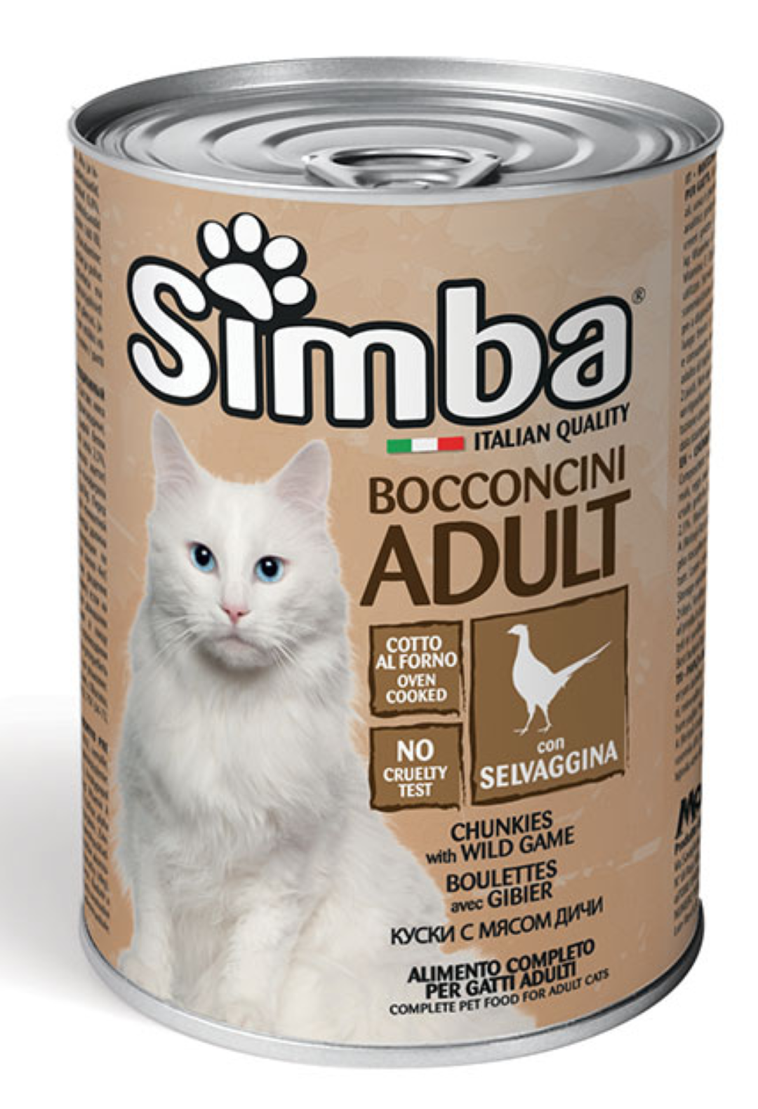 SIMBA CAT/F CHUNKIES WILD GAME 415G